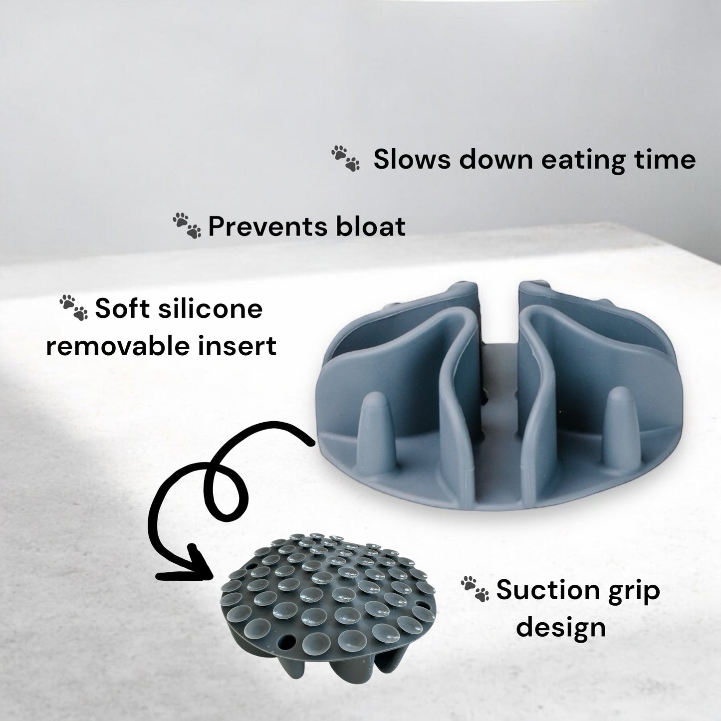 ZOLLE® Bowl - Premium stainless steel pet bowl & slow feeder