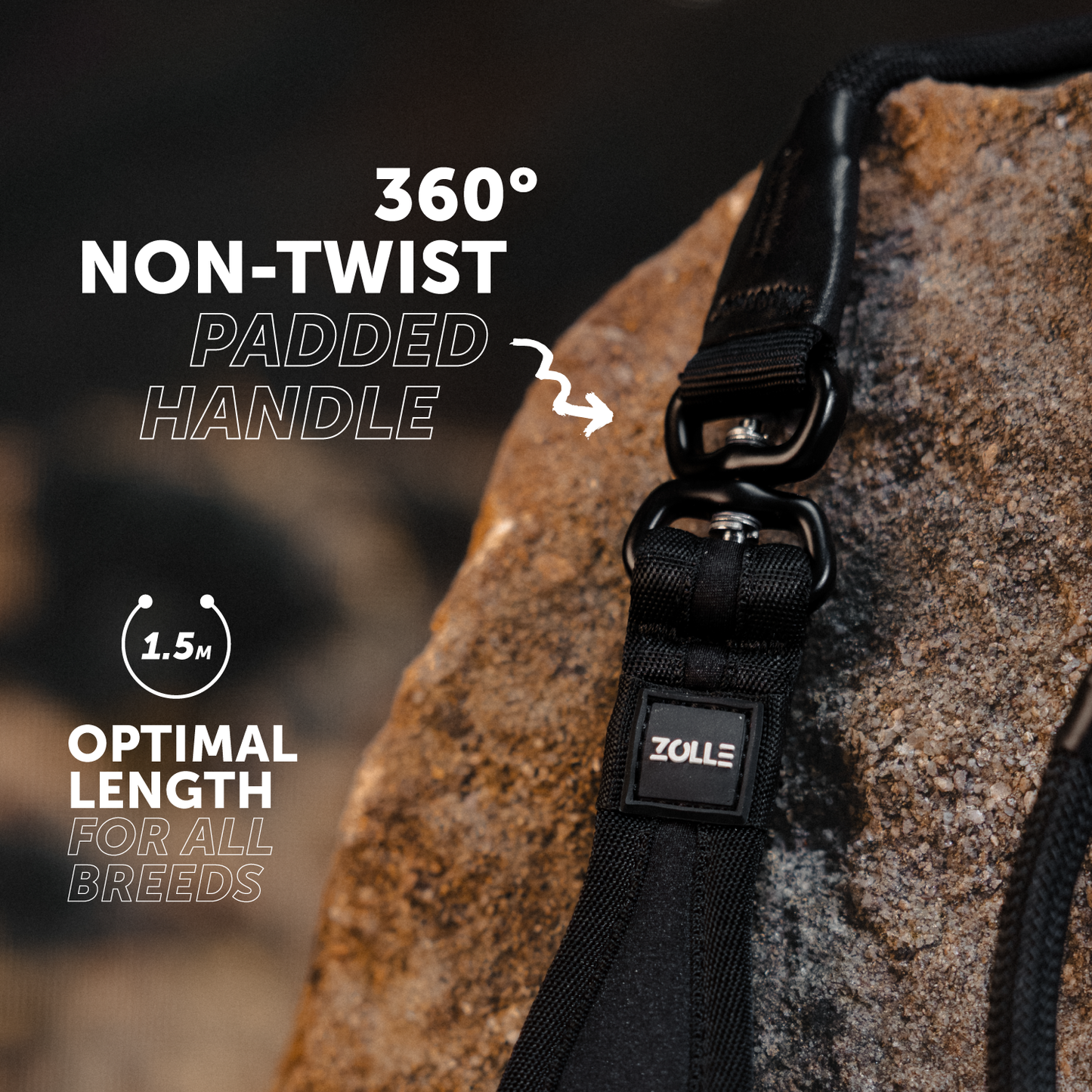 ZOLLE Halo™ Slip Lead – All-in-One Training & Walking Lead for Control and Comfort